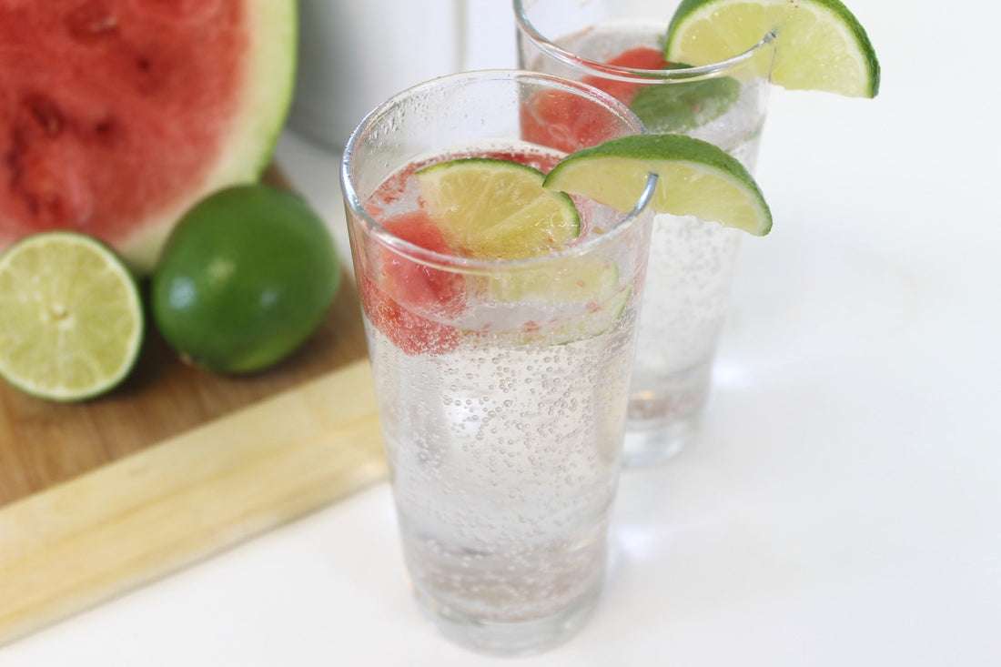 Watermelon Lime Infused Sparkling Water