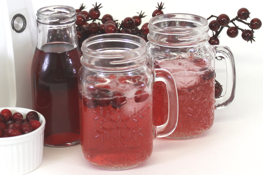Sweeten Up Your Day With This All Natural Honey Cranberry Sparkler