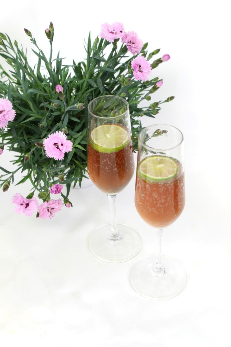 Get Ready for Summer with a Coconut Pom-Lime Wine Spritzer