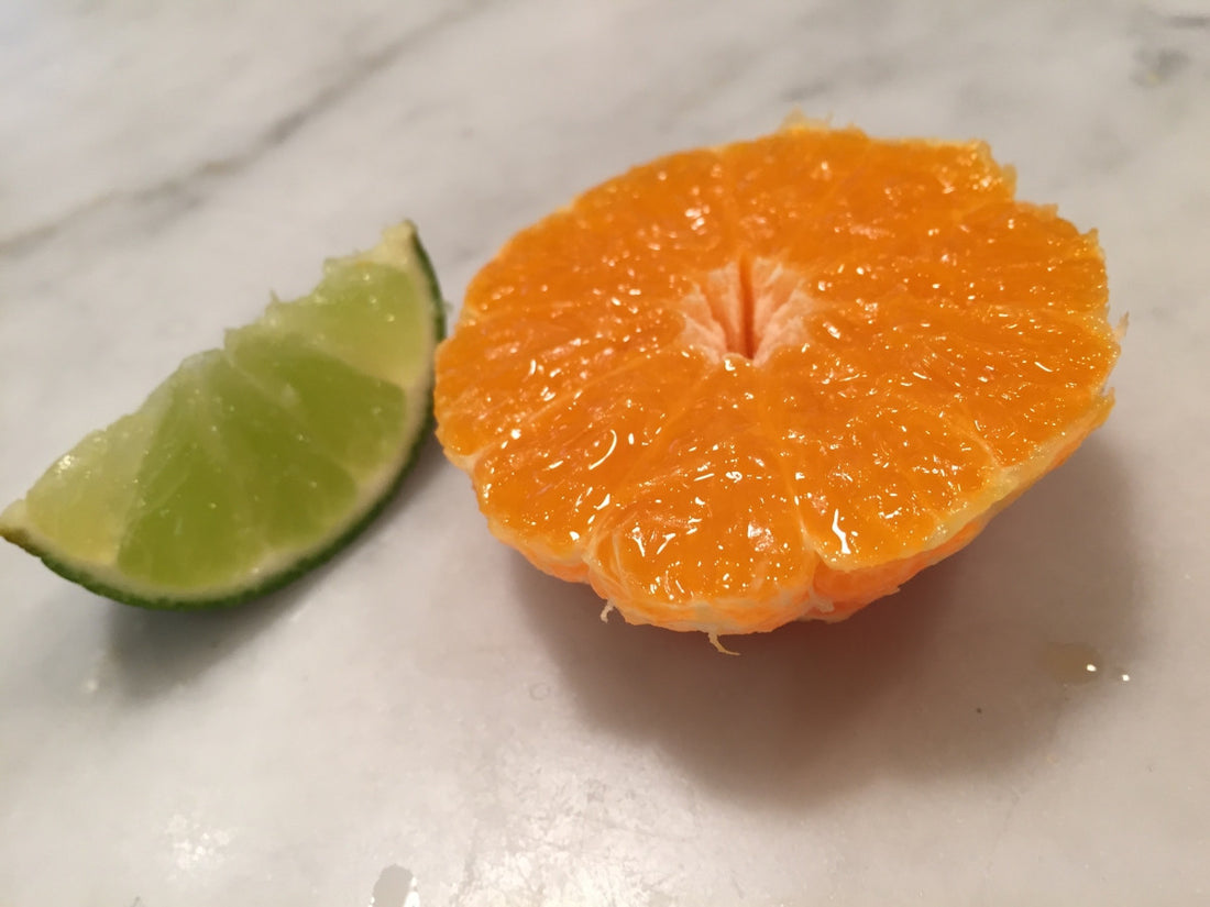 Healthy, Modern Multi-tasking:  Mandarin & Lime Infused Sparkling Water