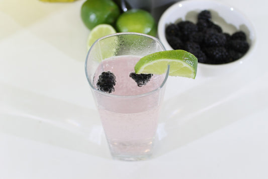 Our Fave Spring Drink Right Now: Blackberry-Lime Sparkling Water