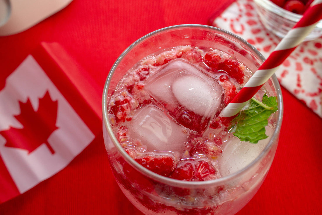 Celebrate Canada Day with a Raspberry Mint Julep!