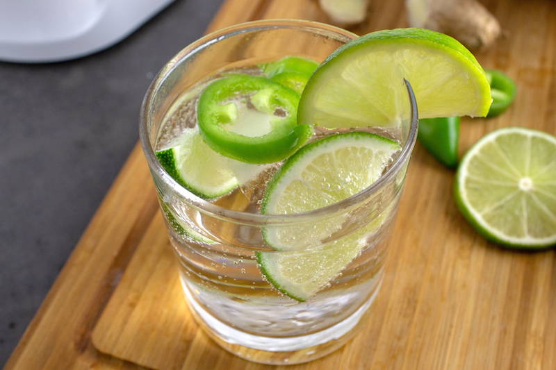 Celebrate Father's Day with a Jalapeño Ginger Spritzer