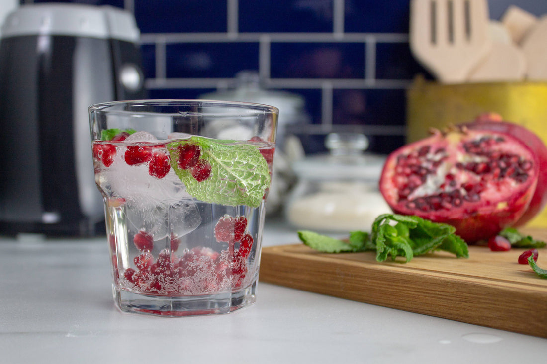 Mint & Pomegranate Sparkling Water
